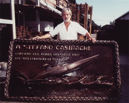 Scultura a Stefano Casiraghi 